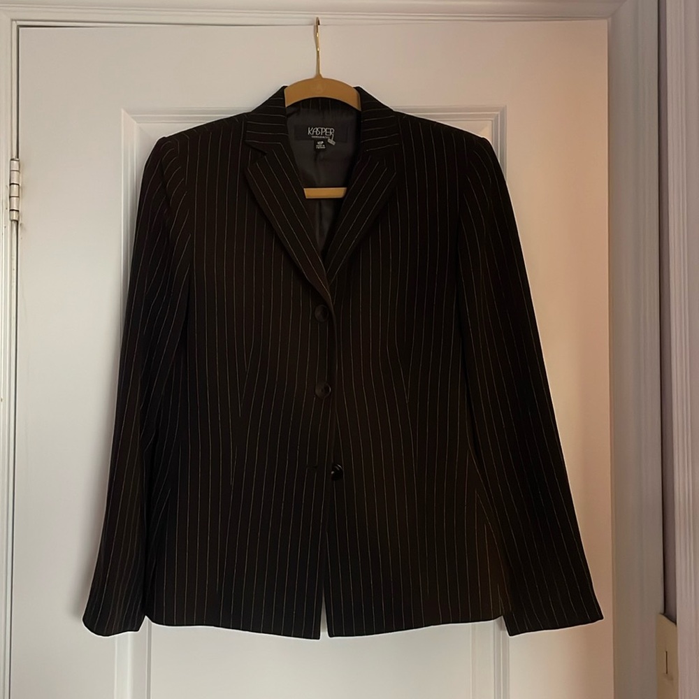 Pinstripe blazer